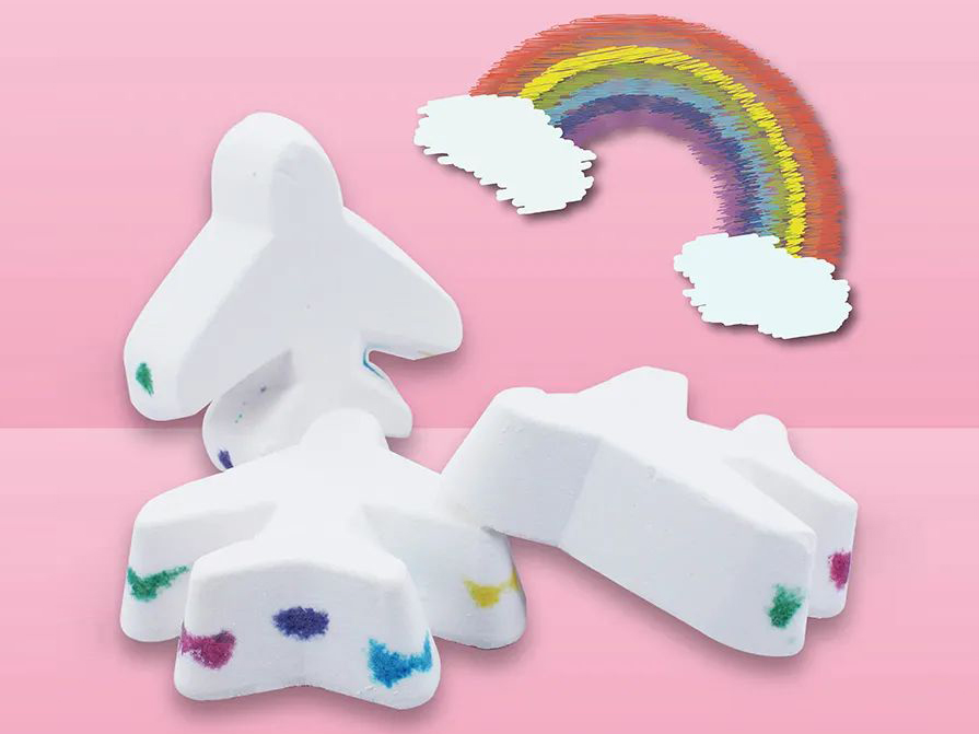 Introducing the Rainbow Bath Bomb – A Splash of Color and Relaxation