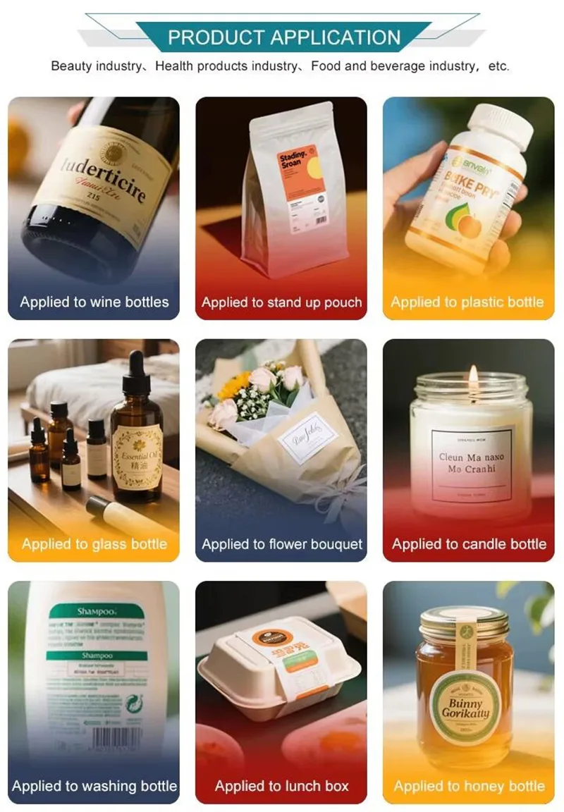 Labels for Cosmetic Bottles
